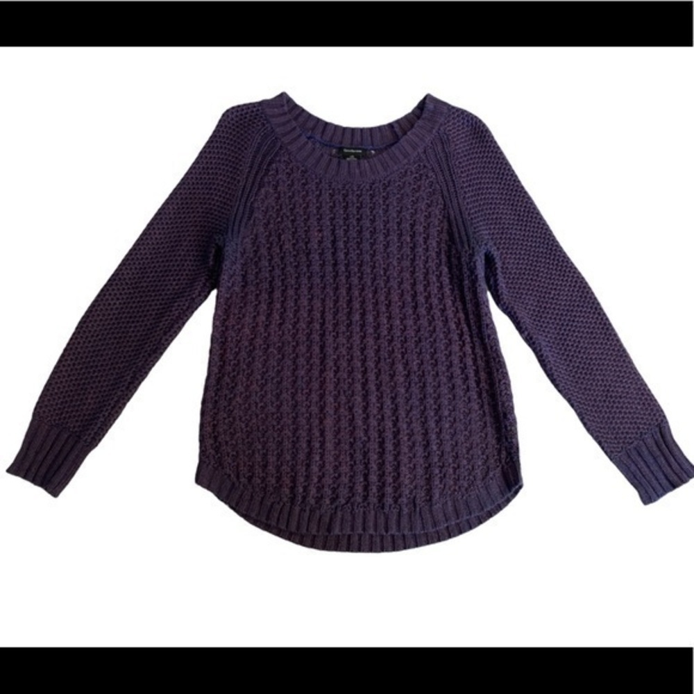 Calvin Klein Purple/Pink Cable Knit Sweater Size Large - Picture 3 of 7